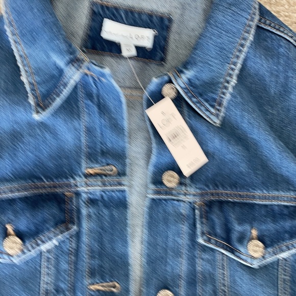 New LOFT Jean jacket - Picture 3 of 5